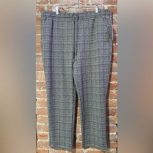 Time and Tru Tie Waisted Pants NWT- Black and White Checkered Front & Back PKTS
